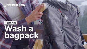 TUTORIAL - How to Clean Your Backpack or Rucksack: Easy Cleaning Tips 🎒 | Decathlon