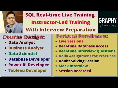 Complete SQL Real-time Live Training with interview preparation by Pandey Guruji
