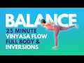 FULL BODY 25 Minute VINYASA flow // playful transitions, inversions, all levels