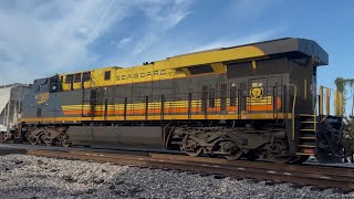 CSX 930 Leads CSX M492-19 NB Manifest With CSX1900 Seaboard Airlines HU Trail Florence SC At 8:20 AM