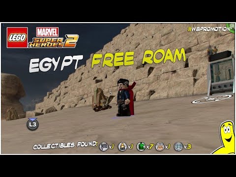 Lego Marvel Superheroes 2: Egypt FREE ROAM(모든 수집품) - HTG