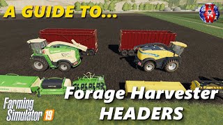 FORAGE HARVESTER HEADERS - Farming Simulator 19 - FS19 Guide screenshot 4