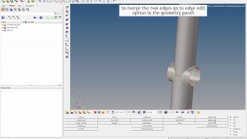 HyperMesh Geometry Cleanup – Replace edge