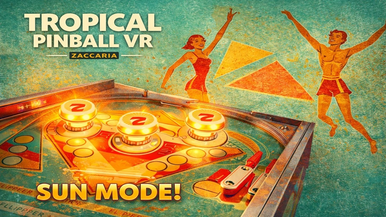 Tropical Pinball VR 🌴 | All-in-One Run | Complete Table Experience