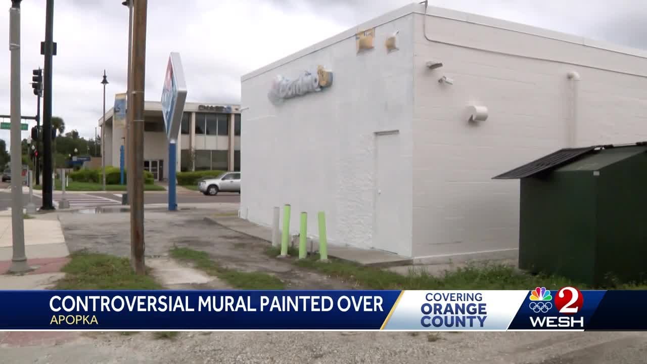 Apopka mural goes blank after controversial design, community debate