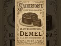 Sacher promo #podcast #historia #jedzenie