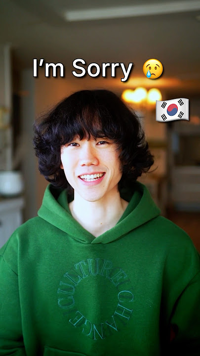 3 Ways to say I’m sorry in Korean🇰🇷#learnkorean #koreanlanguage
