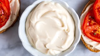 Easy Homemade Vegan Mayonnaise Recipe