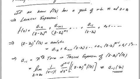 Finding the Residue of a Function