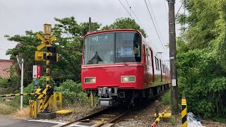 名鉄　ゆっくりと走行　6800系6833f    玉野〜萩原間　　尾西線