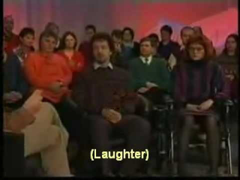 Talk show host cant stop laughing