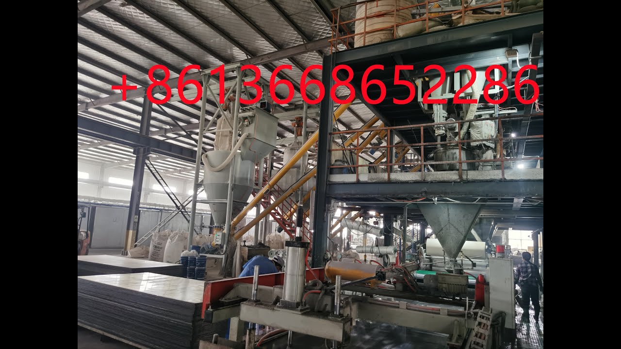 building glass magnesium board making equipment production line