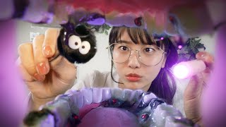 ASMR Mysterious Kids Dentist Roleplay-Cavity Removal  ROLEPLAY ASMR scaling