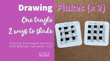 Drawing Zentangle® Patterns | Flukes