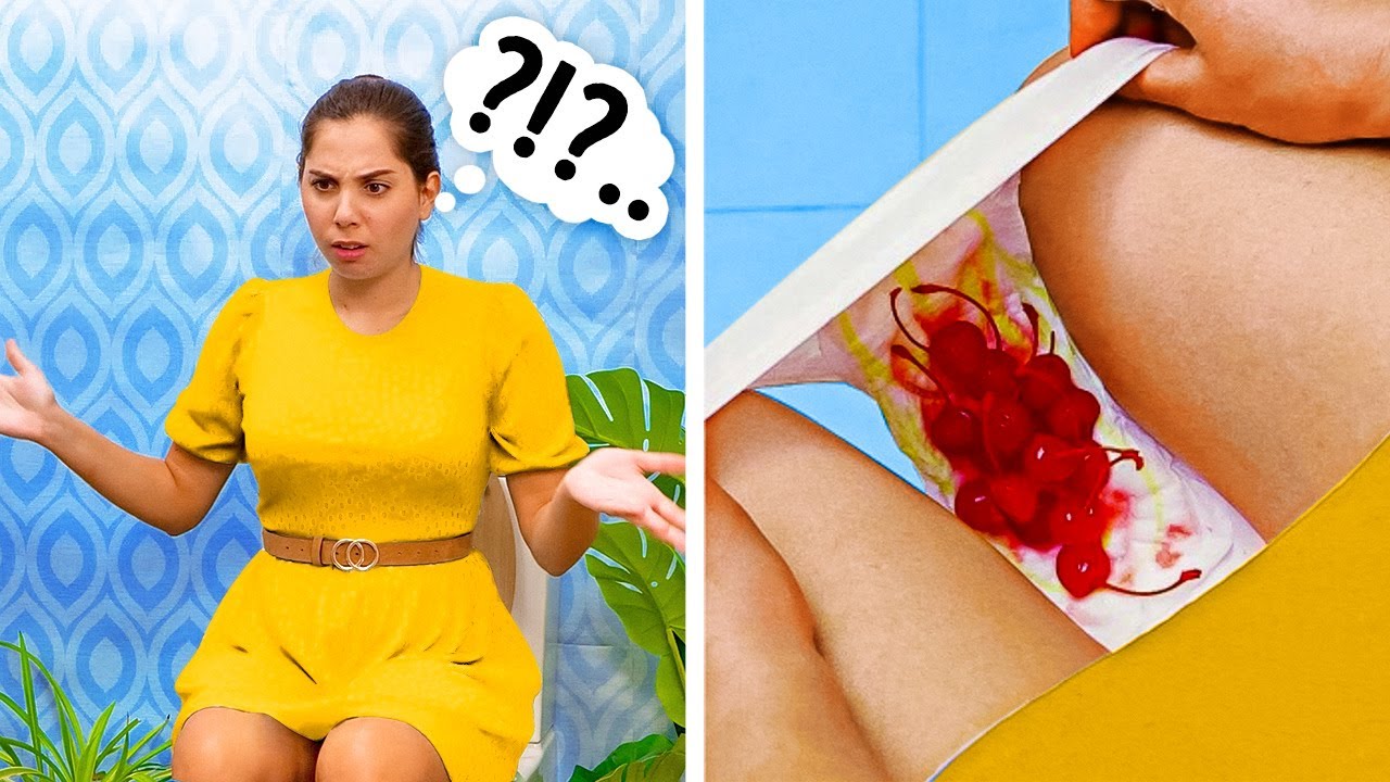 33 PERIOD AND TOILET HACKS AND FAILS