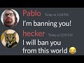 When Hecker Gets Banned... (suspense)