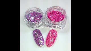 How to encapsulate chunky glitter with gel Polish only!