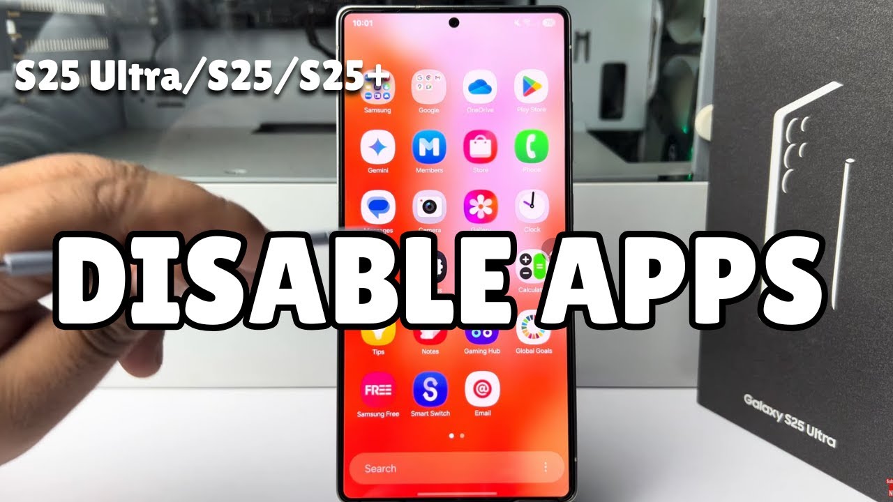 Galaxy S25/ S25 Ultra: How To Disable Apps On Samsung - YouTube