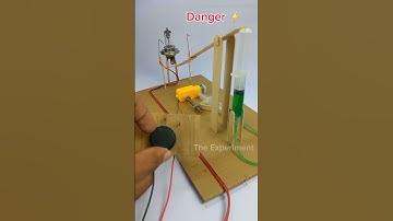 High Voltage switch #dcmotor #techexperiment #youtubeshorts #dcmotorproject #highvoltage #danger