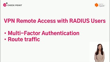 Check Point Quantum Spark: VPN Remote Access with RADIUS Users