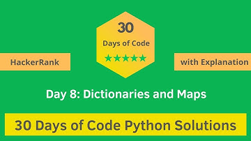 HackerRank Day 8 Dictionaries and Maps problem solution in Python with Explanation | 30 Days Of Code