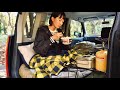 【車中泊】15万円で買った軽自動車を車中泊仕様にDIYしてみた。