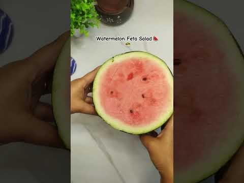 Water Melon Feta Cheese Salad || #shortsindia #shorts #ashortaday #shortsfeed #watermelon #viral