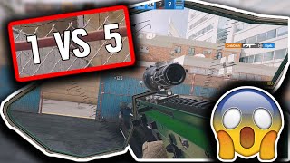 BLACKBEARD 1V5 ACE CLUTCH! - Rainbow Six Siege Plays &amp; Clutches