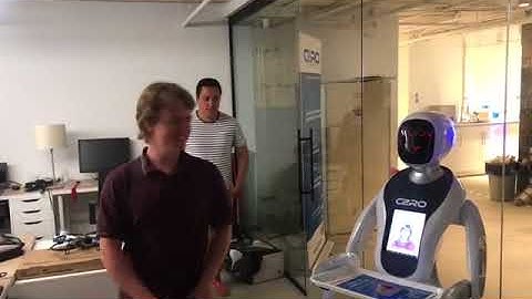 waiter robot- amy with face recognition