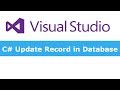How To Update Data In DataGridView In C#
