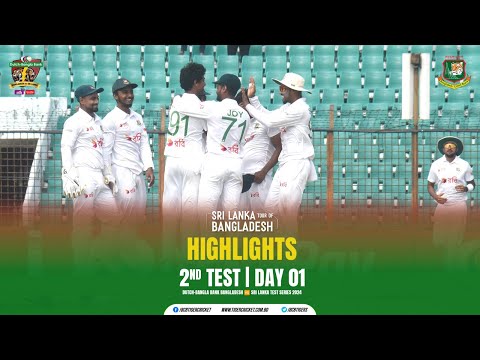 Highlights | 1st Test | Day 01 | Bangladesh vs Sri Lanka