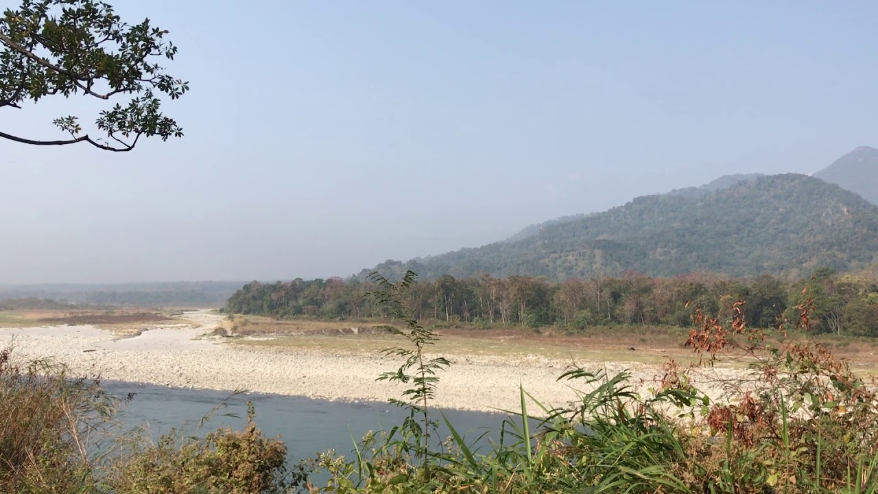 Manas River - The border between India and Bhutan
