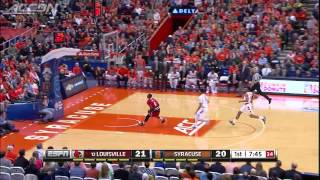 Syracuse's Gbinije's Ridiculous Block on UL Dunk | ACC Must See Moment