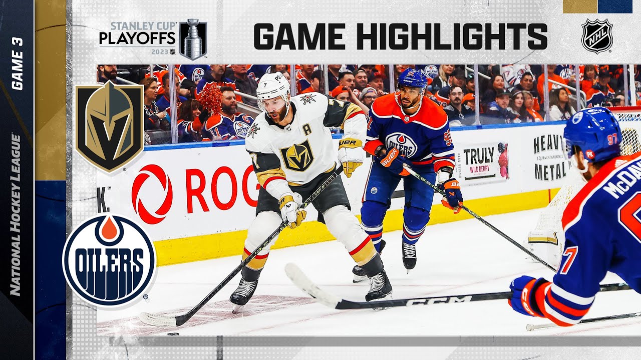 NHL announces start time for Golden Knights-Oilers Game 6 on ...