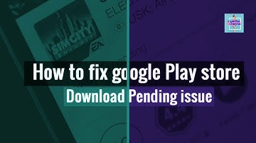 #DownloadPending How to Fix Download Pending Problem On Google Play Store |100% Working
