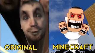 Real Skibidi Toilet Vs Minecraft Skibidi 💥