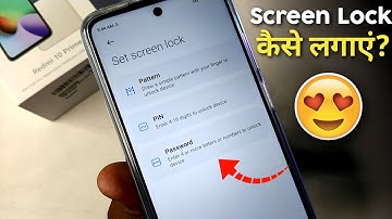 Redmi 10 Prime Me Screen Lock Kaise Lagaye | How To Set Screen Lock On Redmi 10 Prime