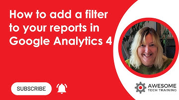 How to add a filter to your reports in Google Analytics 4