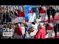 FULL GRAND WELCOME: Pope Leo Receives Ceremonial Welcome From Macron Upon Arrival in France | AK1B