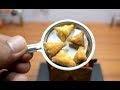 MINI FOOD - ONION SAMOSA I ASMR I INDIAN RECIPE I MDC