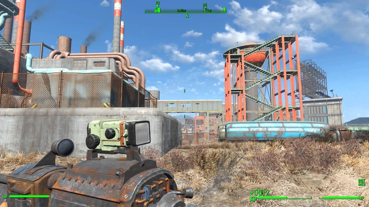 Fallout 4 railway gun "IS AWESOME" YouTube