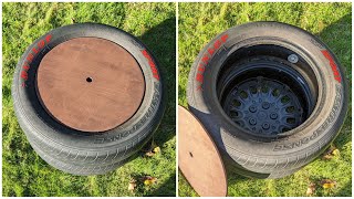 DIY Tyre Table