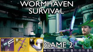 Destiny 2 Survival on Wormhaven Using the Bow Hand Cannon Swap - Game 2