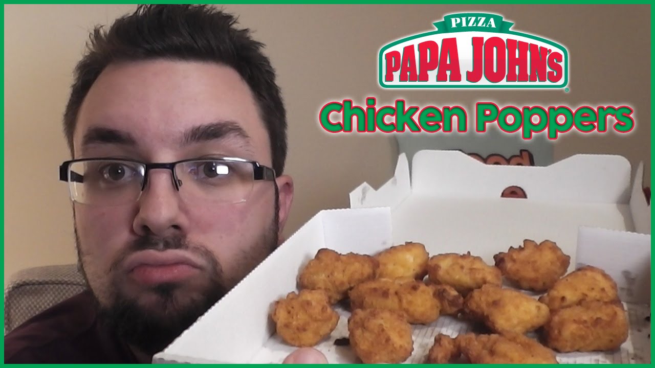Papa John S Chicken Poppers Food Review Uk Youtube