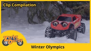 Zerby Derby || WINTER OLYMPICS || New Episodes |❄| Zerby Derby Special | Kids Cars