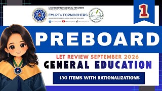 📚 𝗣𝗥𝗘𝗕𝗢𝗔𝗥𝗗: 𝗚𝗘𝗡𝗘𝗥𝗔𝗟 𝗘𝗗𝗨𝗖𝗔𝗧𝗜𝗢𝗡 - 𝗦𝗘𝗣𝗧𝗘𝗠𝗕𝗘𝗥 2026 (150 𝗜𝗧𝗘𝗠𝗦 𝘄𝗶𝘁𝗵 𝗥𝗔𝗧𝗜𝗢𝗡𝗔𝗟𝗜𝗭𝗔𝗧𝗜𝗢𝗡𝗦) 🅛︎🅔︎🅣︎ 🧑🏫