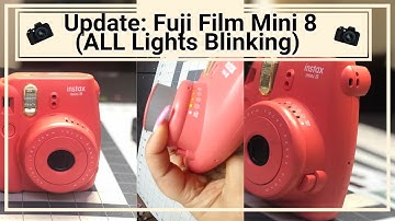 FujiFilm Instax Mini 8 TroubleShoot (All lights blinking SOLVED |MINI 8 VS MINI 11 |ALICIABLIFESTYLE