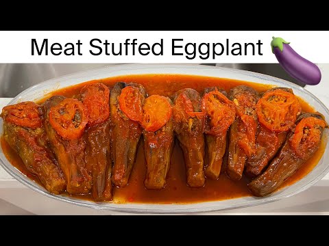The Best Lebanese Meat Stuffed Eggplant Recipe | Ablama | Sheikh El Mehshi