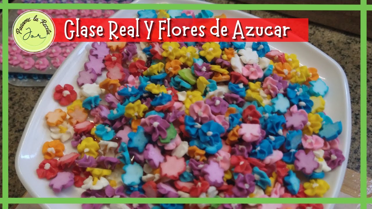 COMO HACER GLACE REAL PARA EMPRENDER VENDIENDO FLORES DE AZUCAR