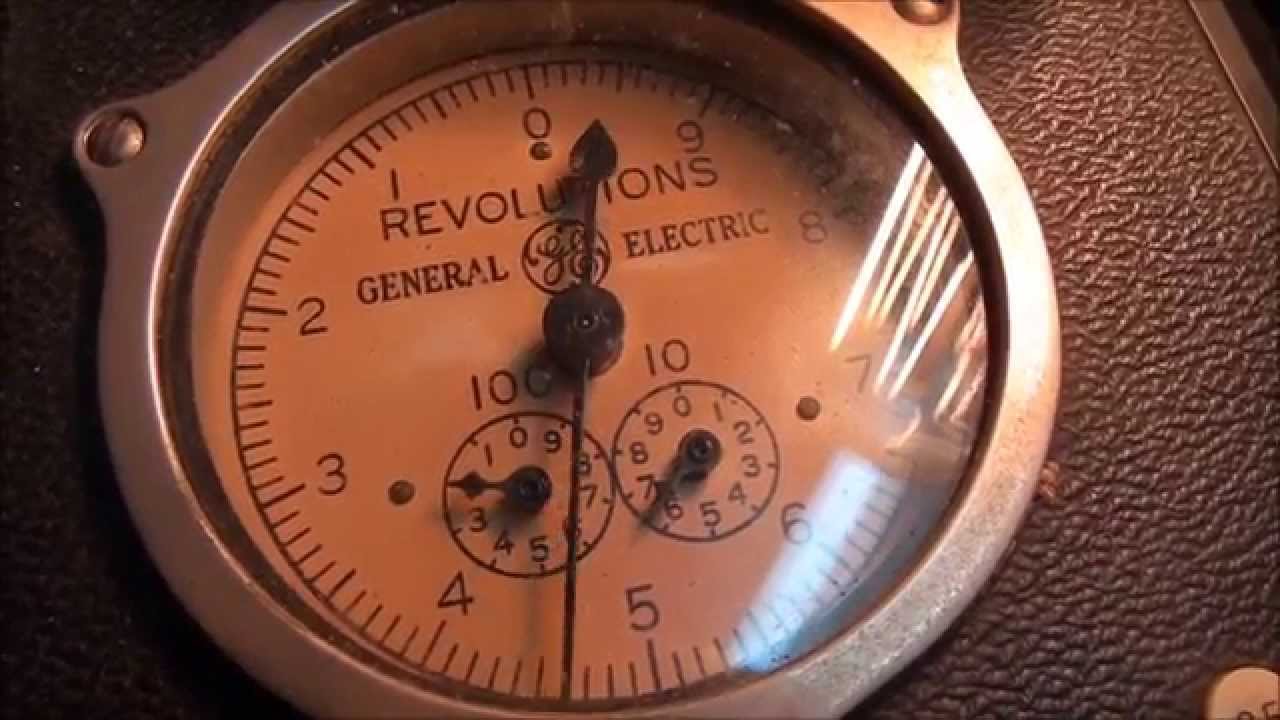Vintage electricity meter tester and Carbon filament lamps YouTube